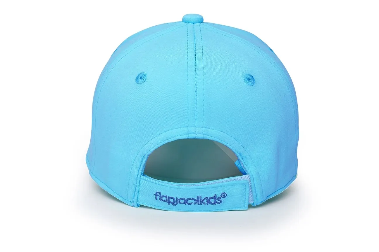 Kids UPF50  Ball Cap - Monster Blue