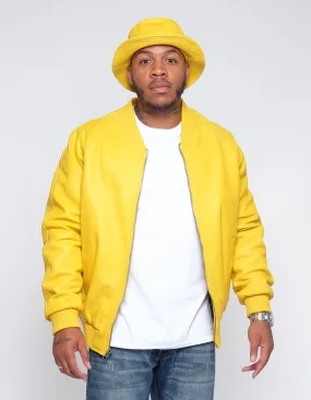 Leather Bucket Hat