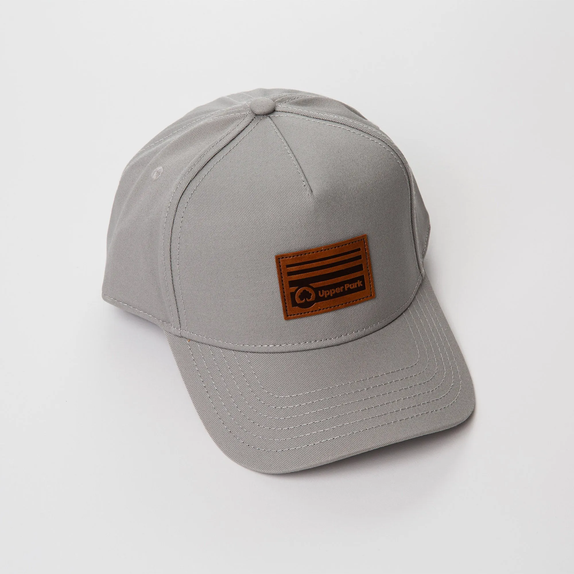 Leather Horizon Patch Frame Cap