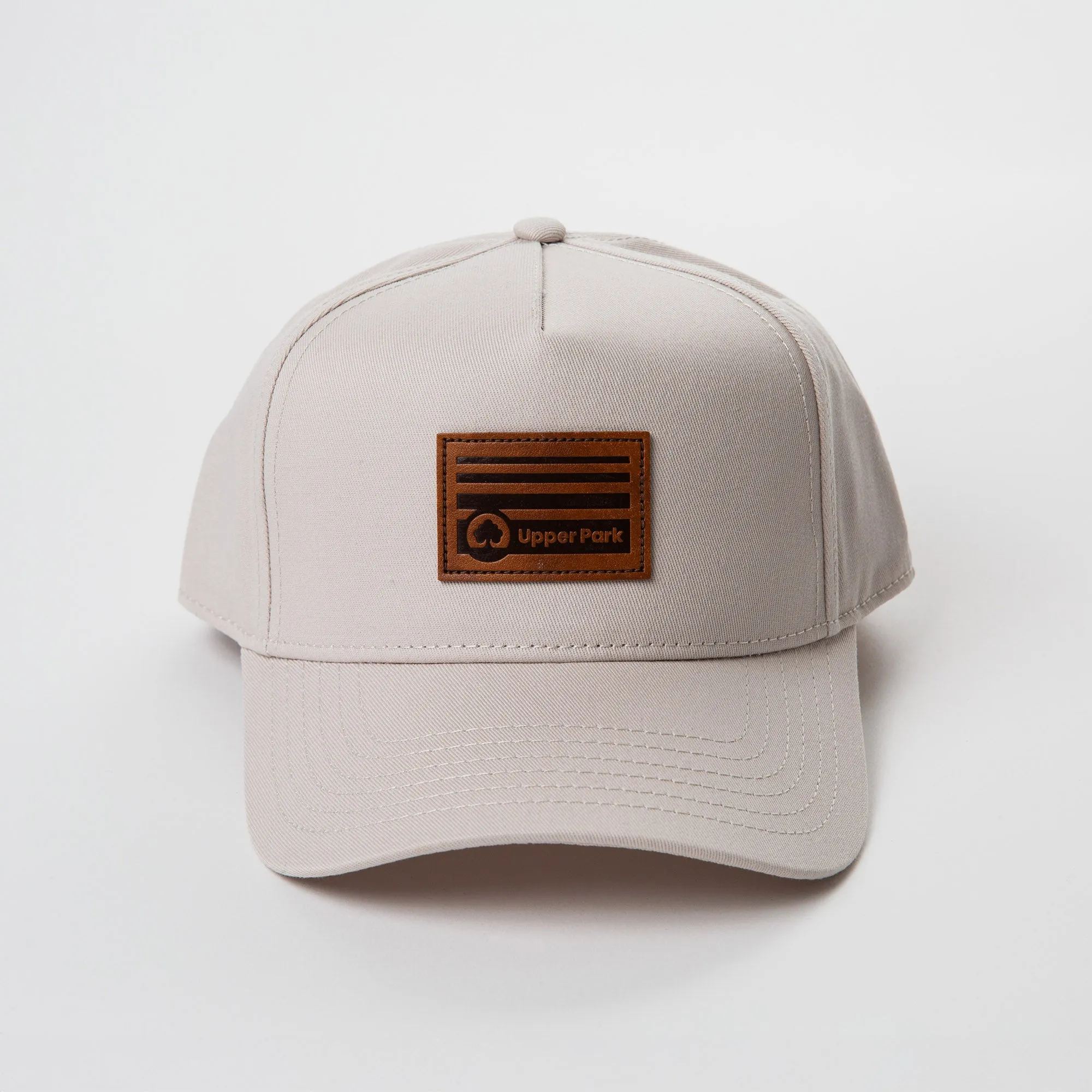 Leather Horizon Patch Frame Cap