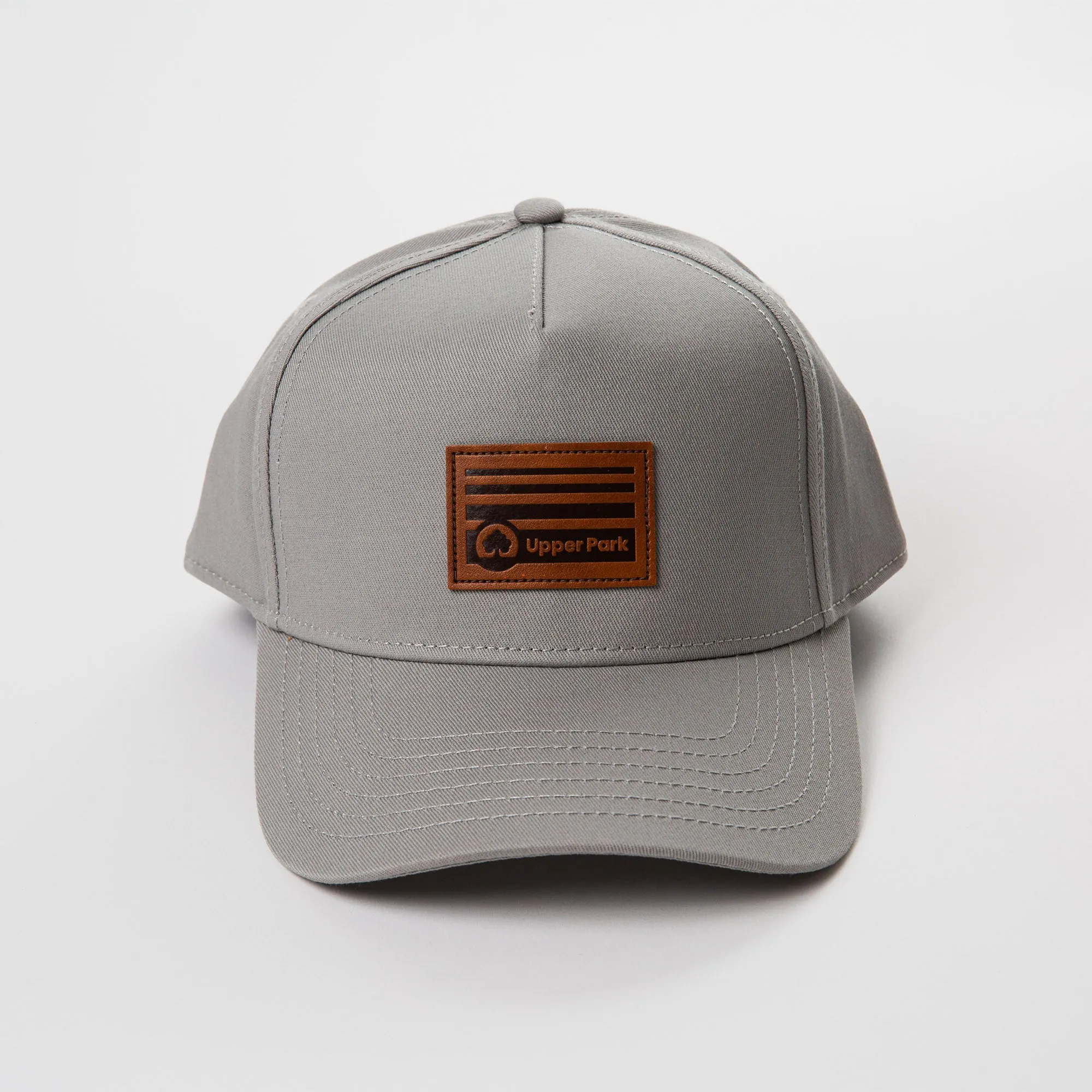 Leather Horizon Patch Frame Cap
