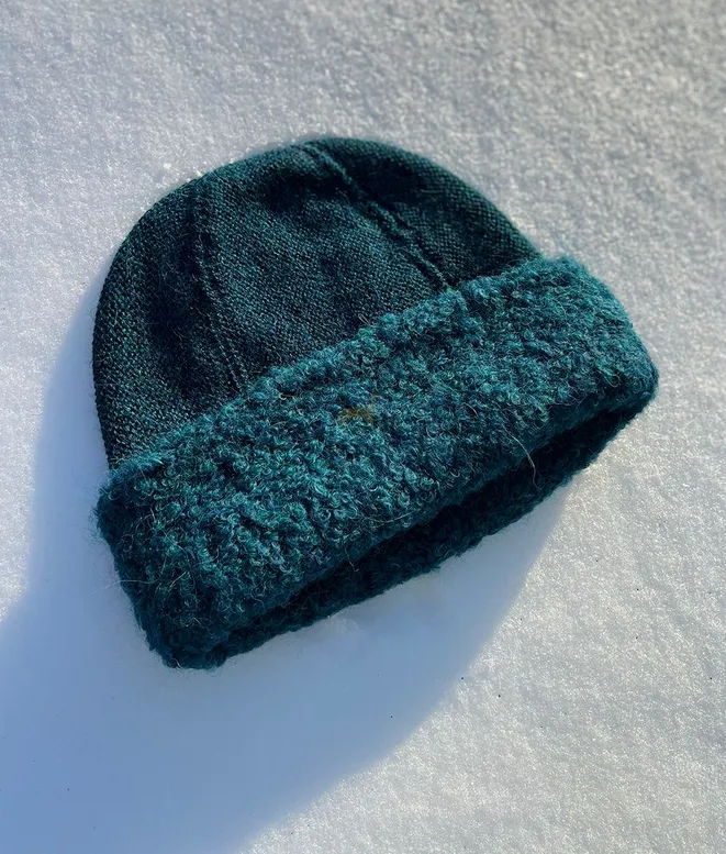Lightweight Boucle Alpaca Hat