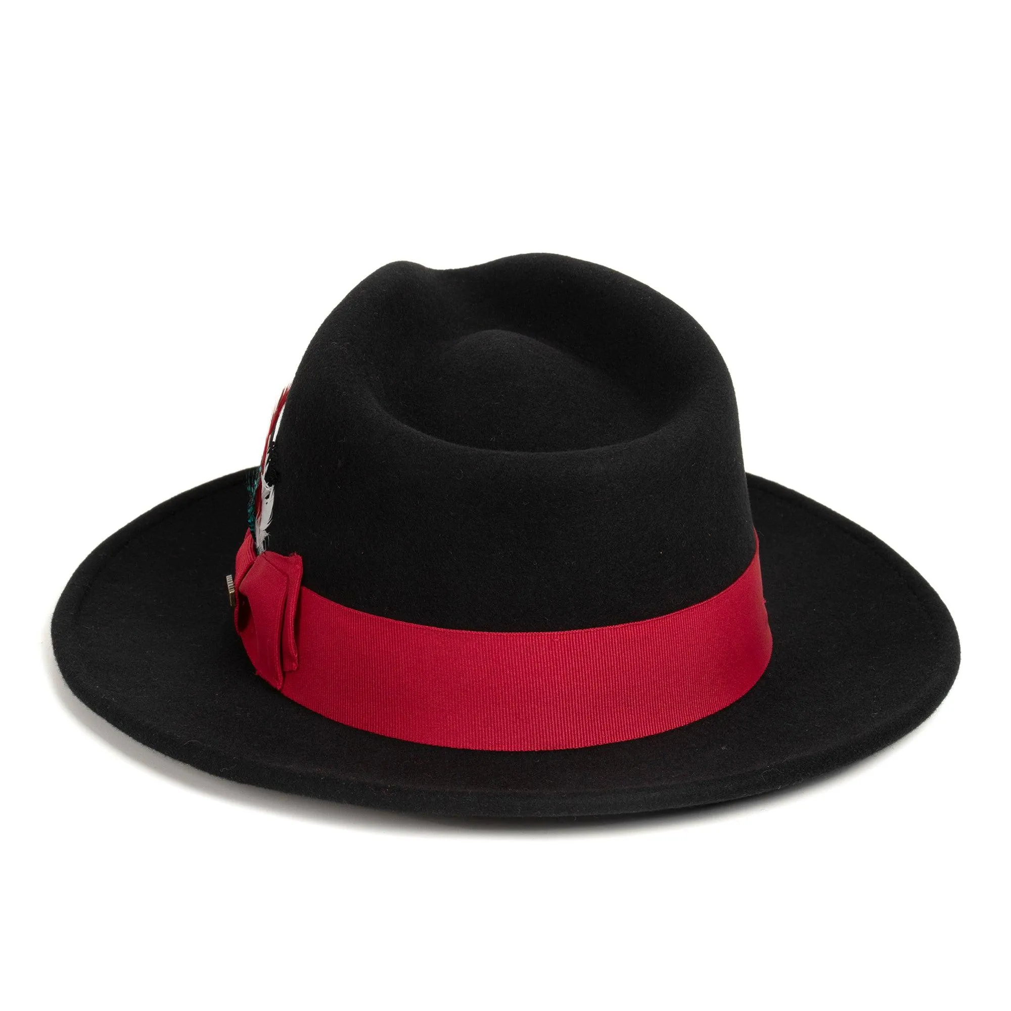 Men Church Hats Red Black MSD
