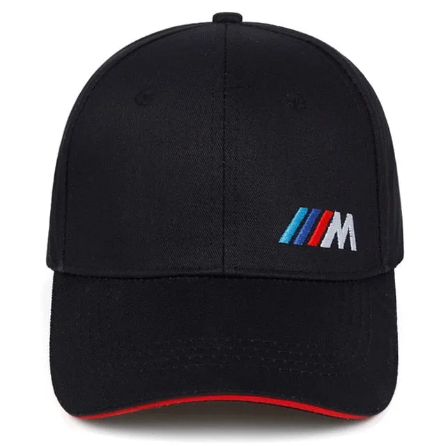 Men's & Women's embroidered Baseball Caps, White or Black Cotton breathable adjustable Caps