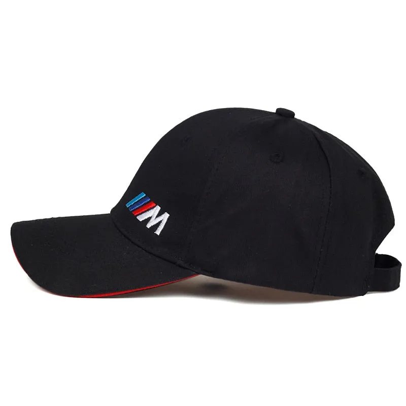 Men's & Women's embroidered Baseball Caps, White or Black Cotton breathable adjustable Caps