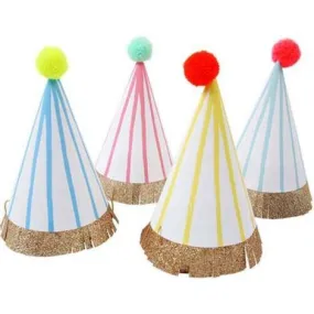 Meri Meri Striped Pom Pom Party Hats