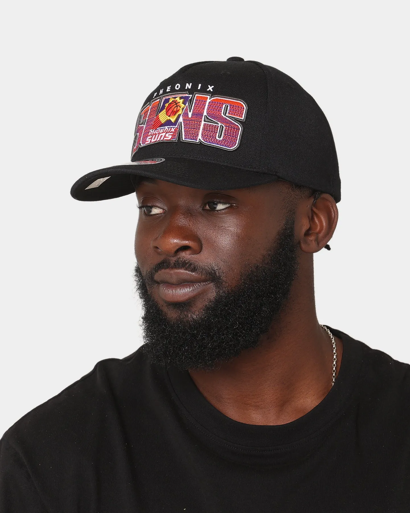 Mitchell & Ness Phoenix Suns 'Linear' Classic Red Snapback Black