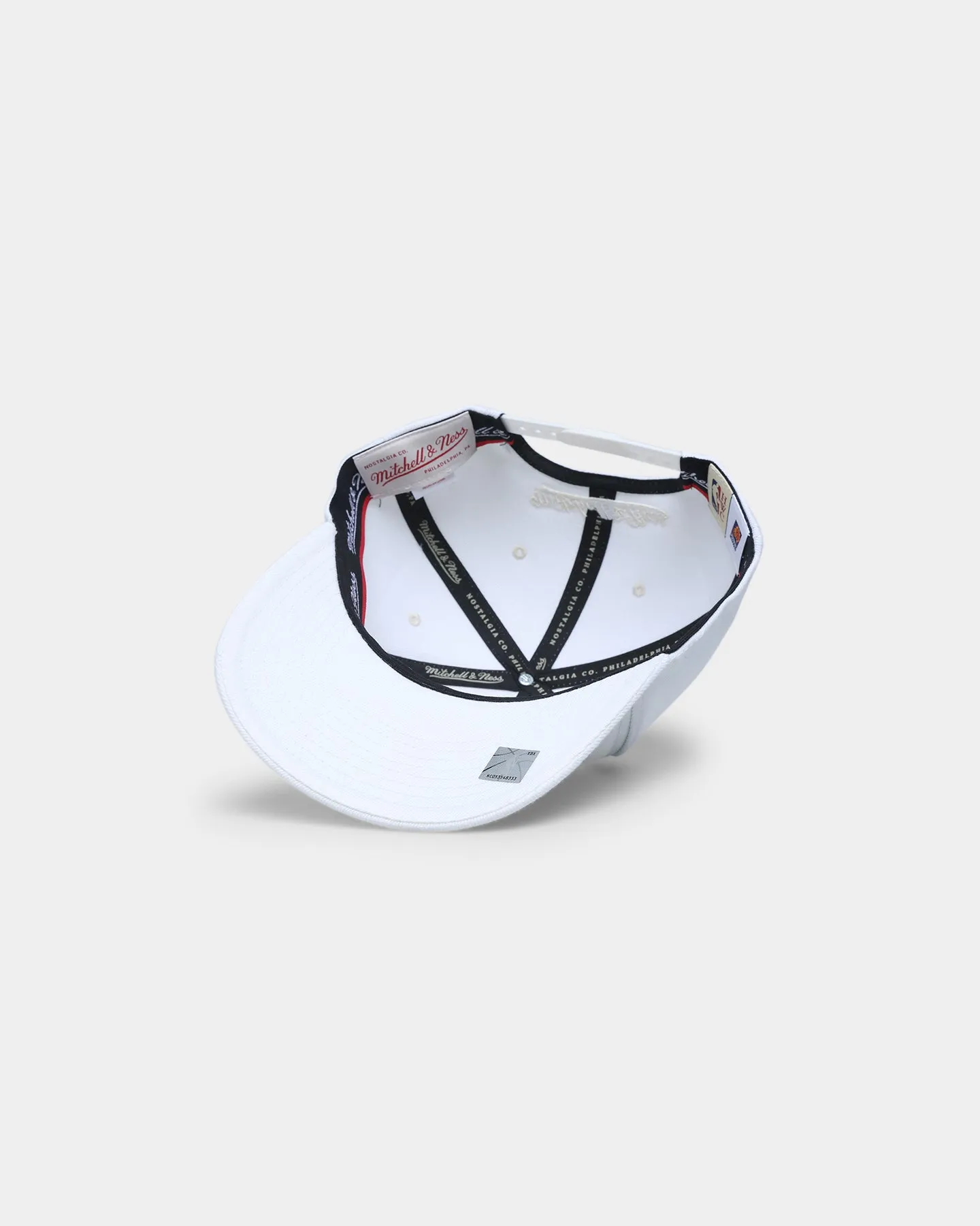 Mitchell & Ness Phoenix Suns 'Vintage White' Classic Red Snapback White