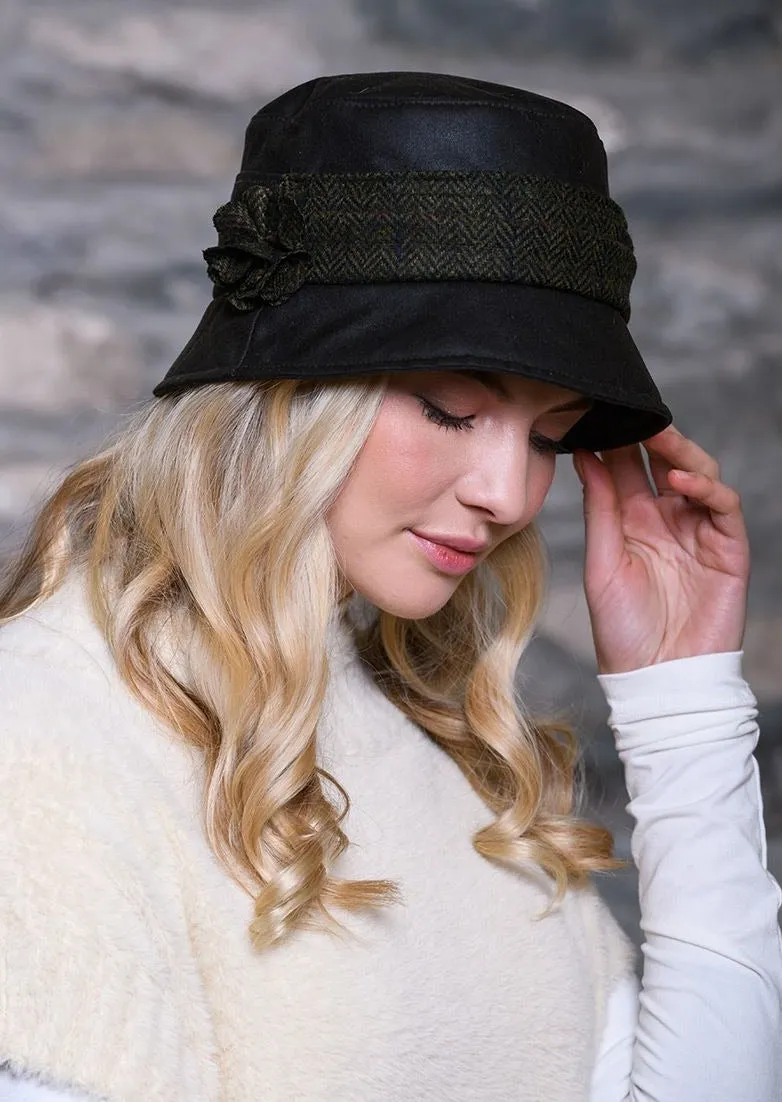 Mucros Ladies Wax Hat | Olive