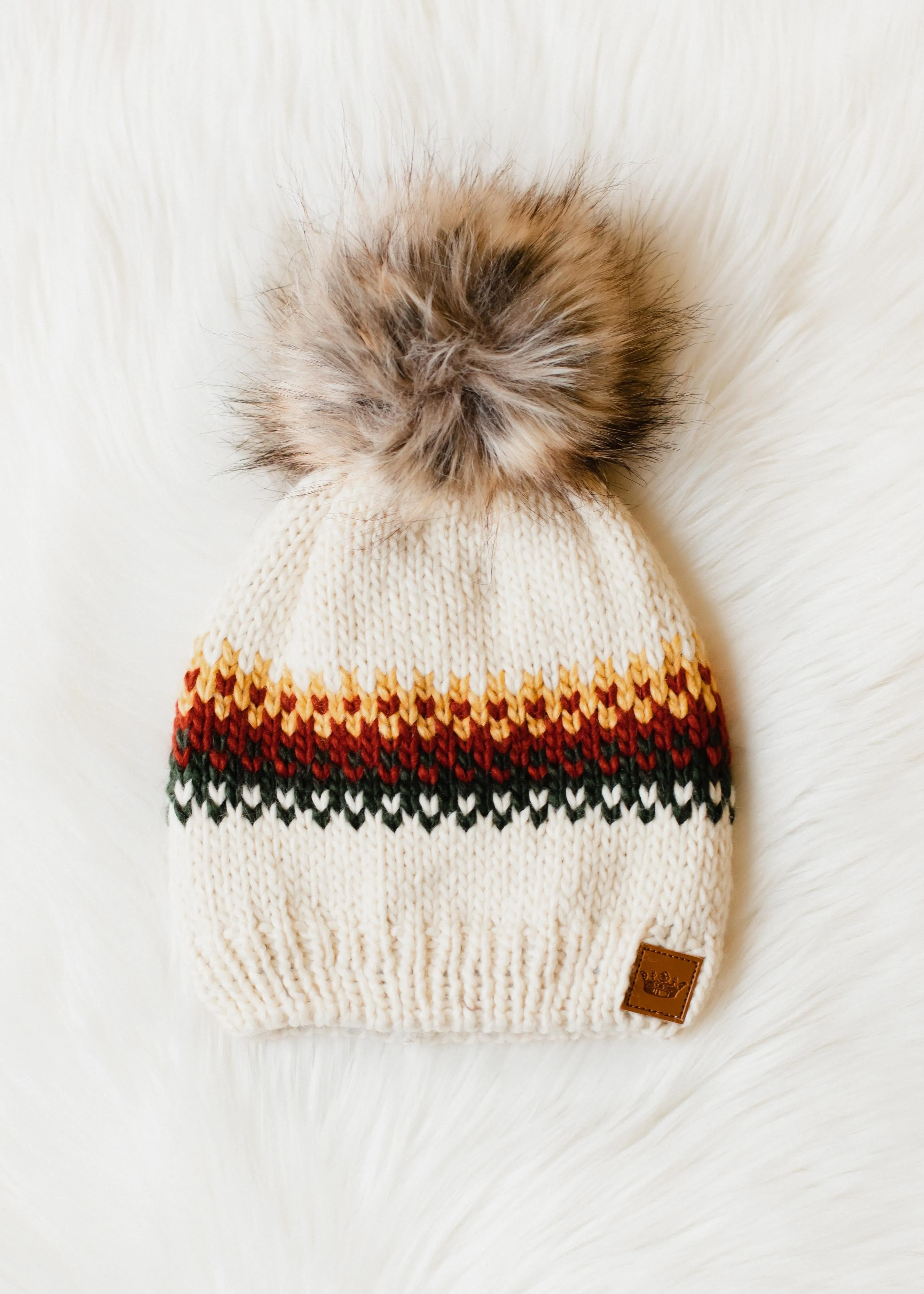 Multicolor Pom Hat