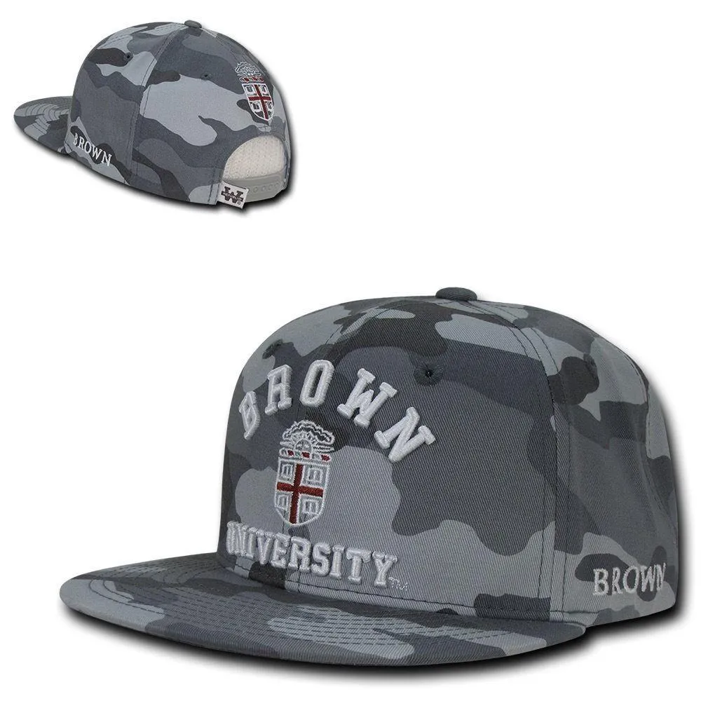 NCAA Brown Bears University Camo Camouflage Snapback Baseball Caps Hats