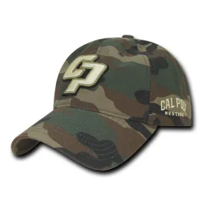 NCAA Cal Poly Mustangs 6 Panel Relaxed Camo Camouflage Baseball Caps Hats