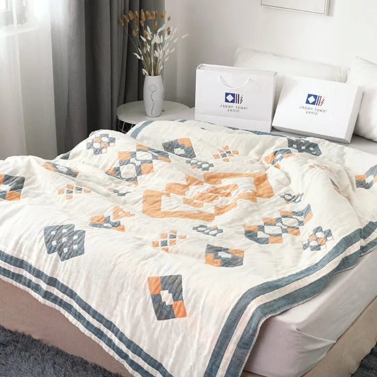 New Breathable Cotton-Blend Blanket & Quilt for Summer