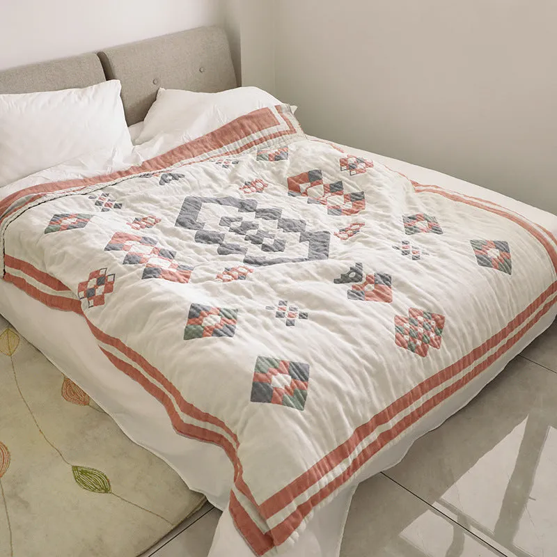 New Breathable Cotton-Blend Blanket & Quilt for Summer