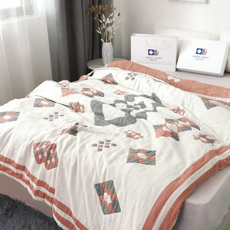 New Breathable Cotton-Blend Blanket & Quilt for Summer