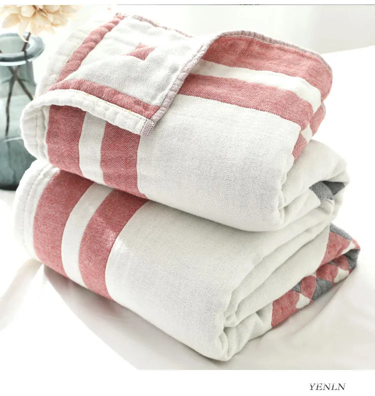New Breathable Cotton-Blend Blanket & Quilt for Summer