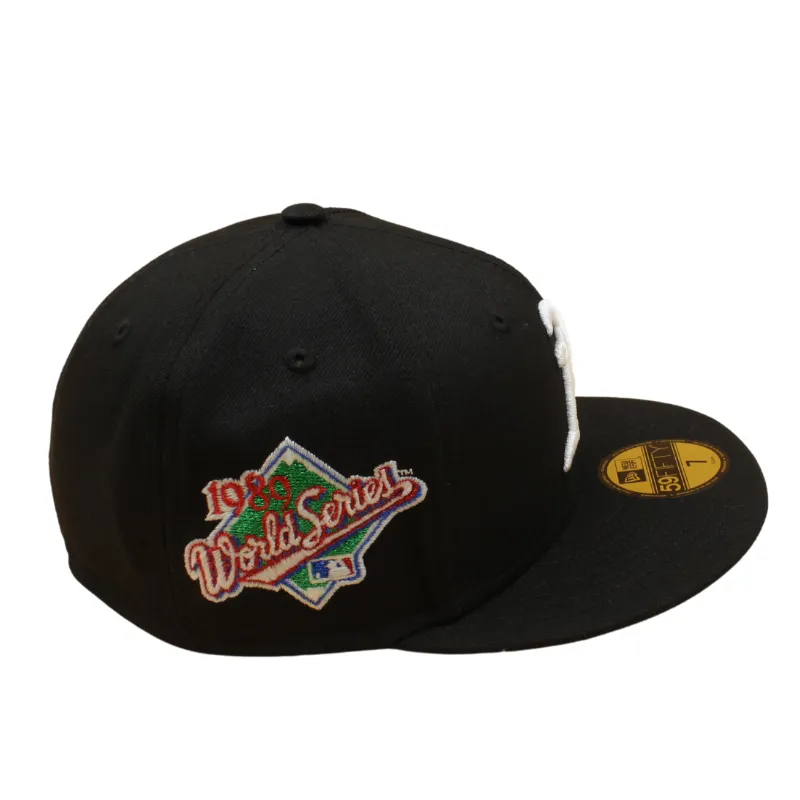 New Era - 59FIFTY Fitted - Oakland Athletics - 1989 World Series - Black/Grey UV