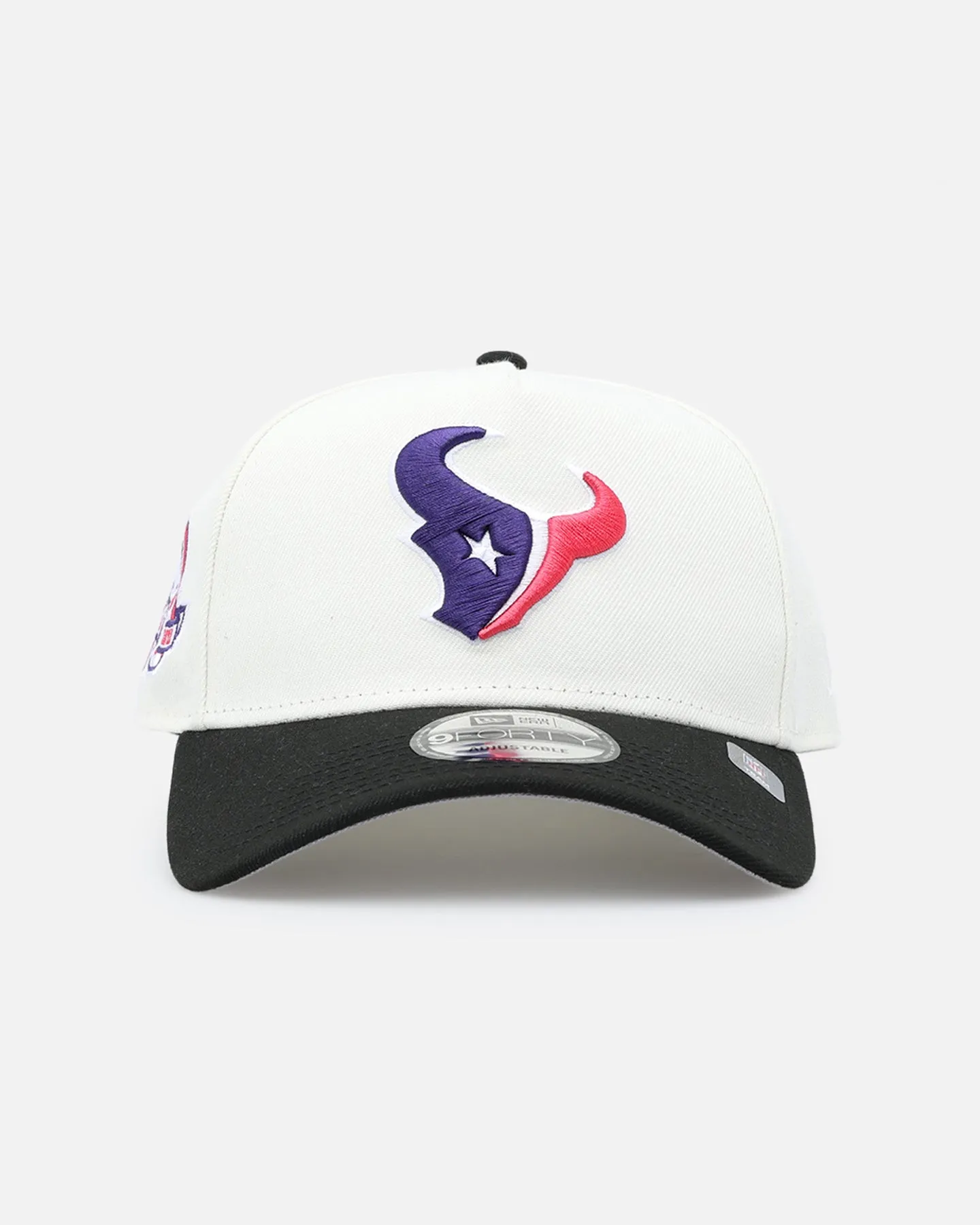 New Era Houston Texans 'Neon Nights' 9FORTY Snapback Chrome/Black
