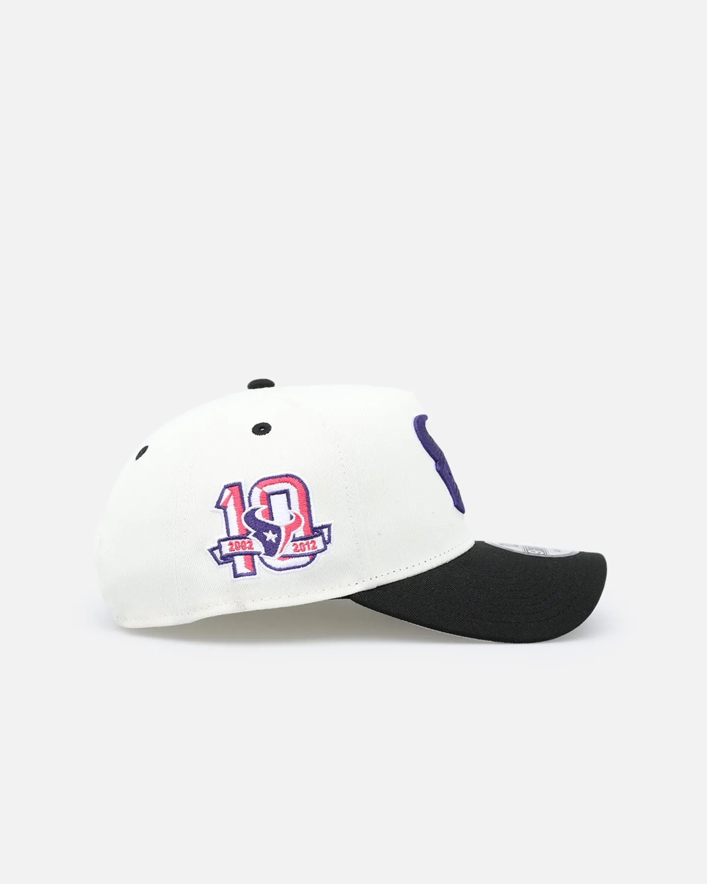 New Era Houston Texans 'Neon Nights' 9FORTY Snapback Chrome/Black