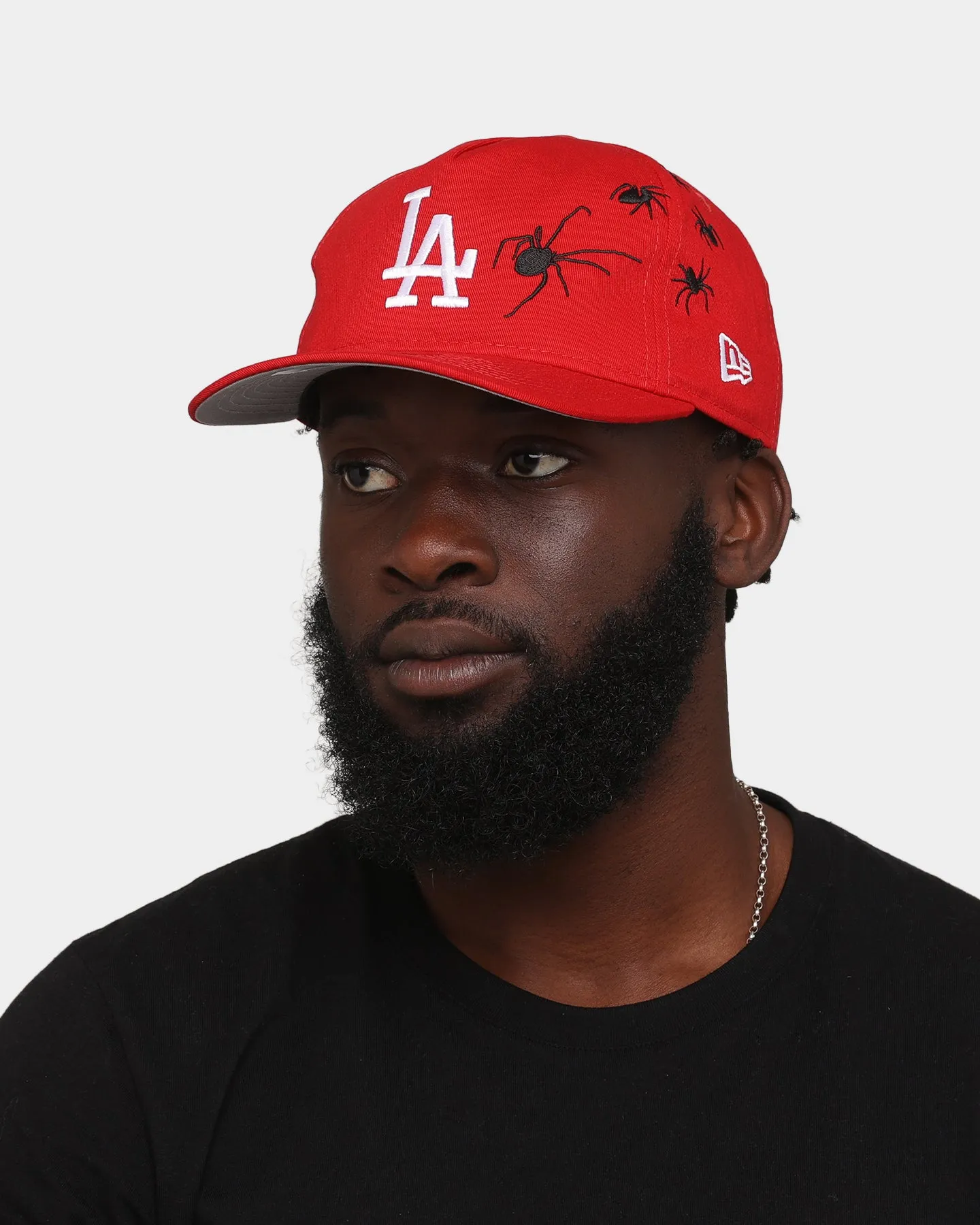 New Era Los Angeles Dodgers 'Spider Crown' Old Golfer Snapback Scarlet