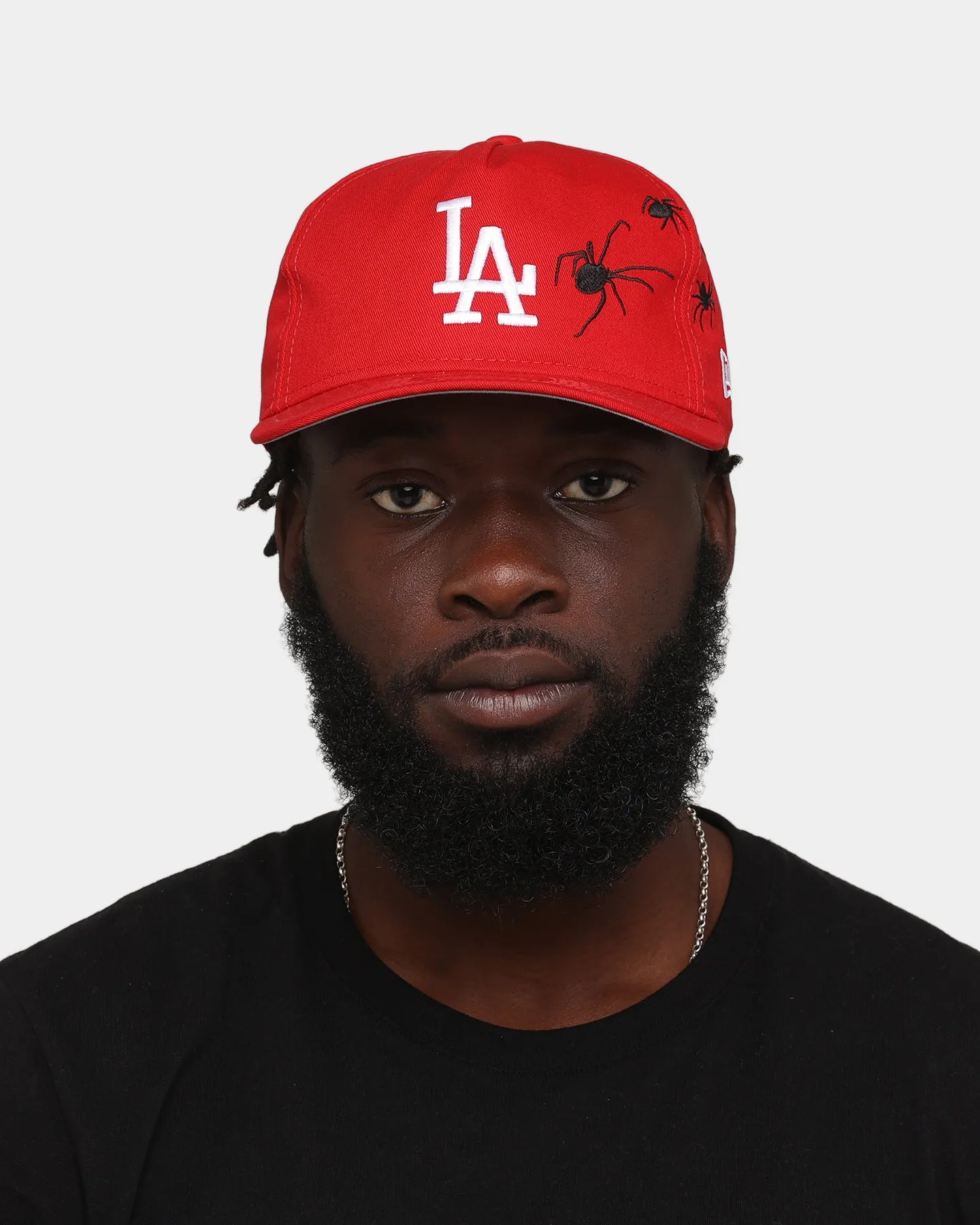 New Era Los Angeles Dodgers 'Spider Crown' Old Golfer Snapback Scarlet