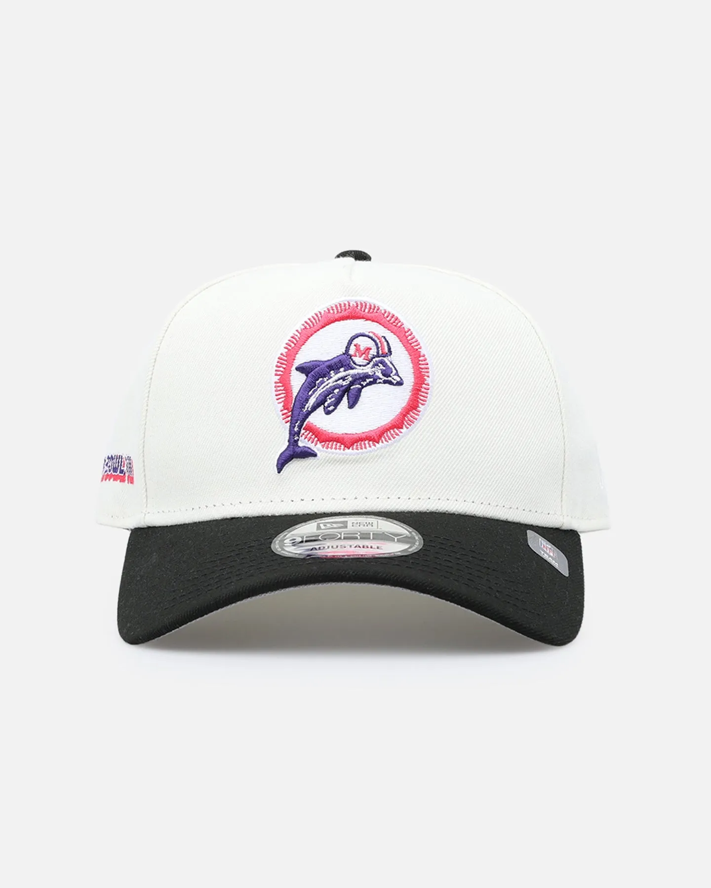 New Era Miami Dolphins 'Neon Nights' 9FORTY Snapback Chrome/Black