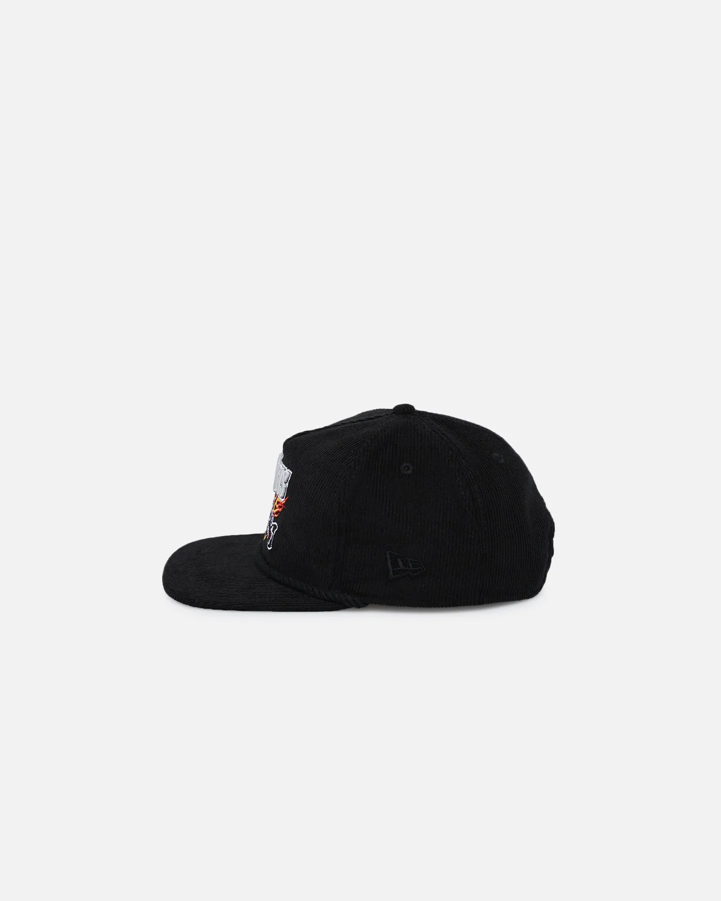 New Era Nascar Las Vegas 'Nascar Sponsor Golfer Collection' Corduroy Golfer Snapback Black