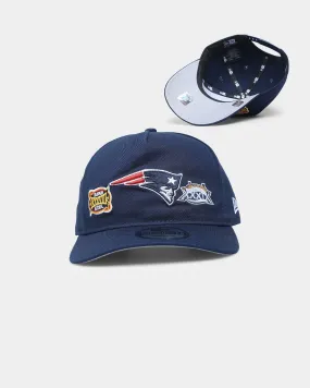 New Era New England Patriots 'Super Bowl Past Champions' Old Golfer Strapback Navy Blue