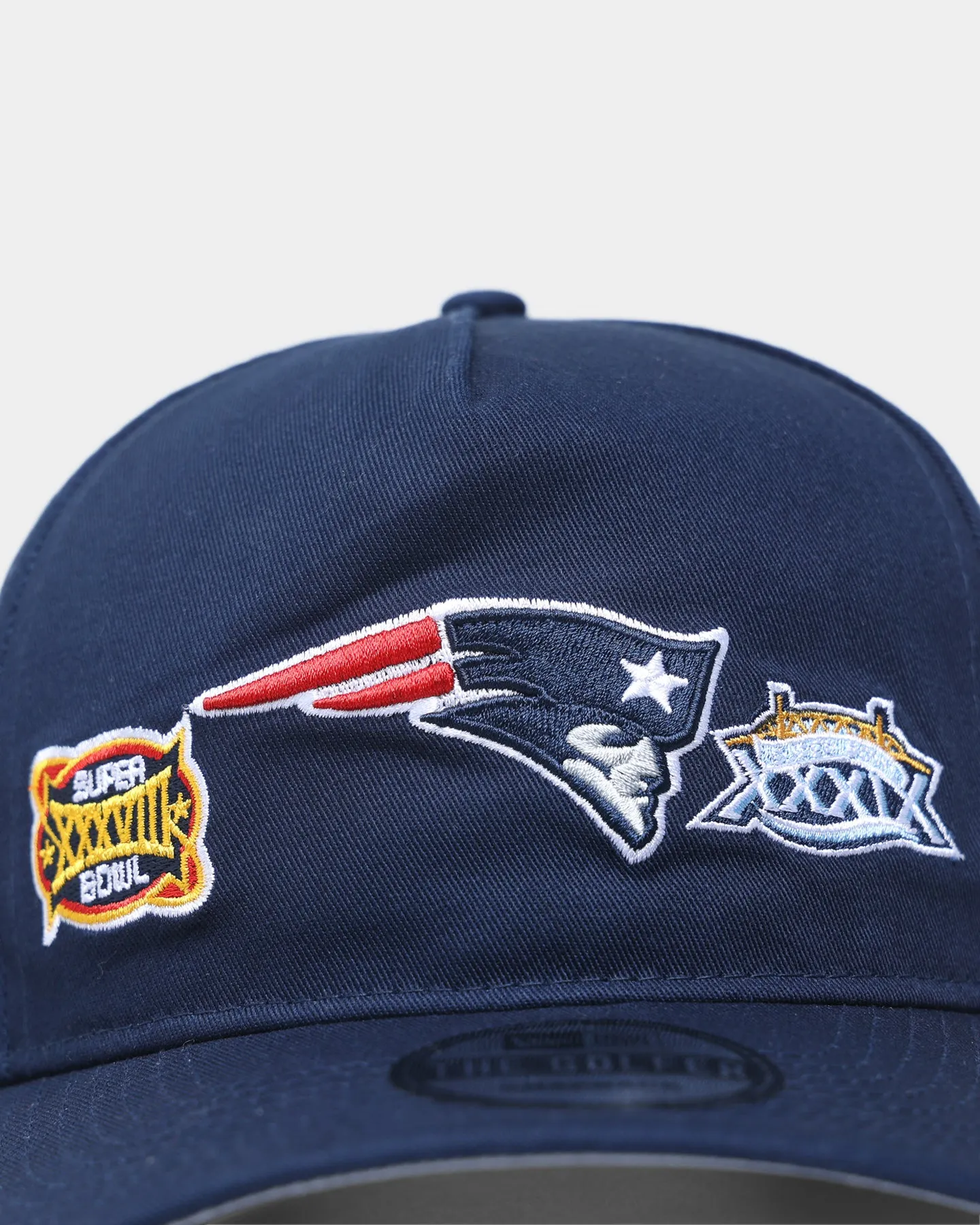 New Era New England Patriots 'Super Bowl Past Champions' Old Golfer Strapback Navy Blue
