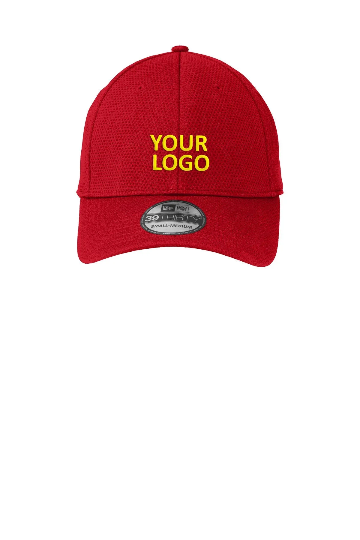 New Era Tech Mesh Custom Caps, Scarlet