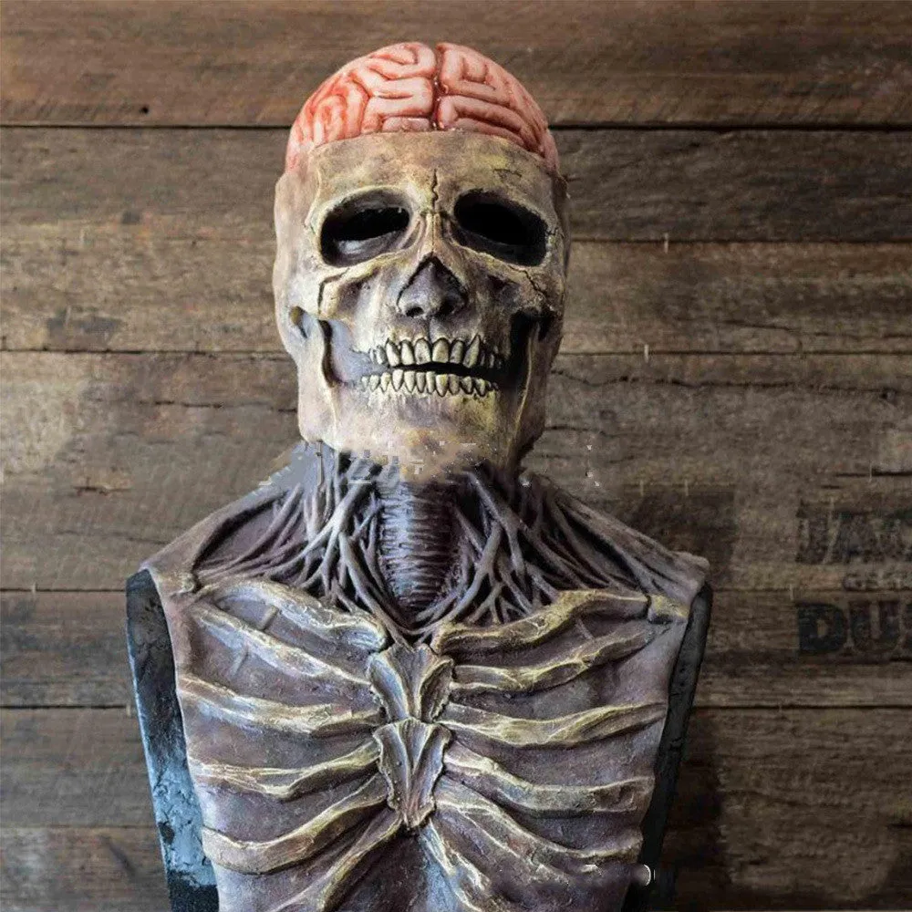 New Product Halloween Skull Mask Headgear Halloween New Product Skull Headgear Horror