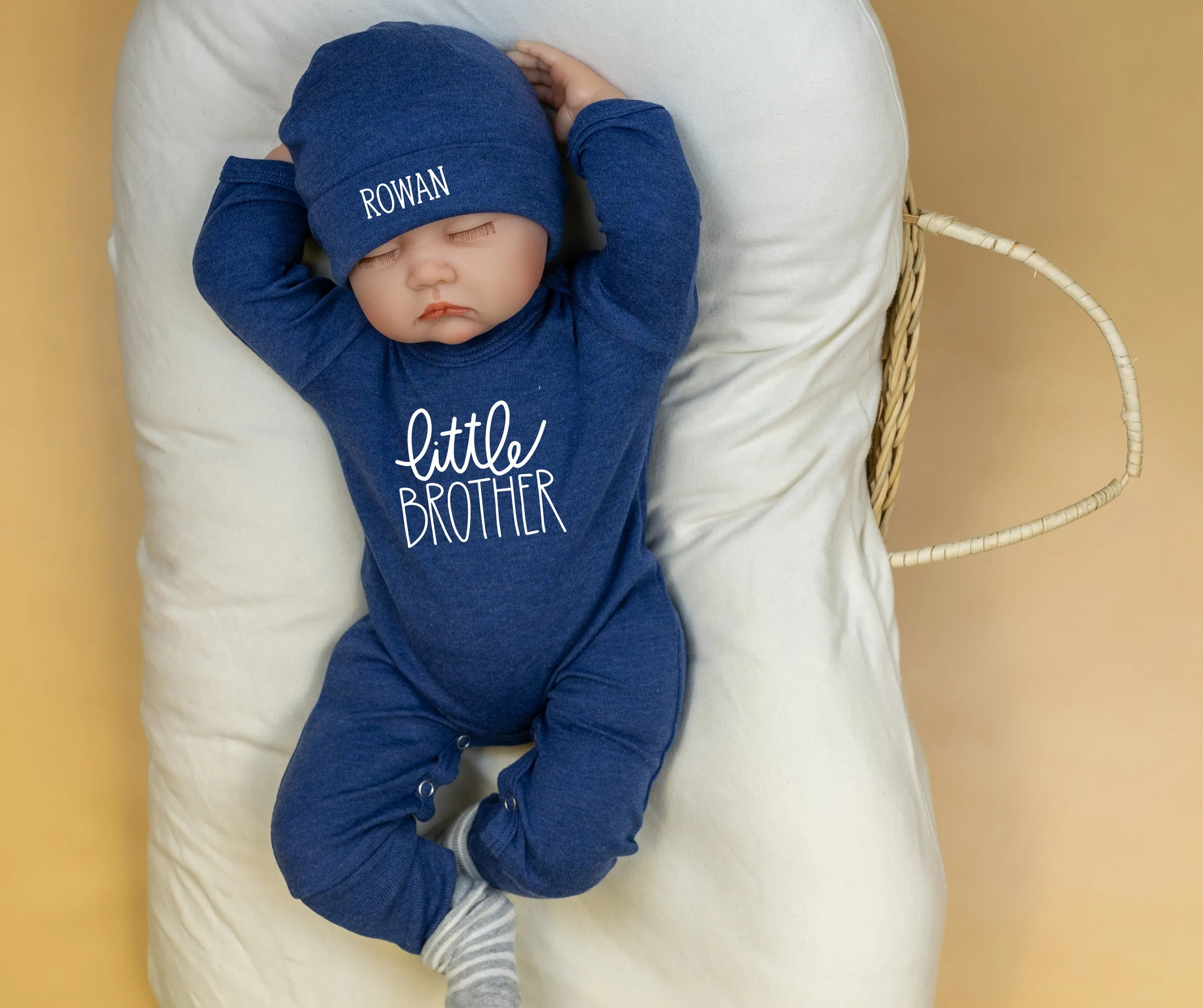 Newborn Beanie Hat | Ht Denim Blue