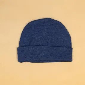 Newborn Beanie Hat | Ht Denim Blue