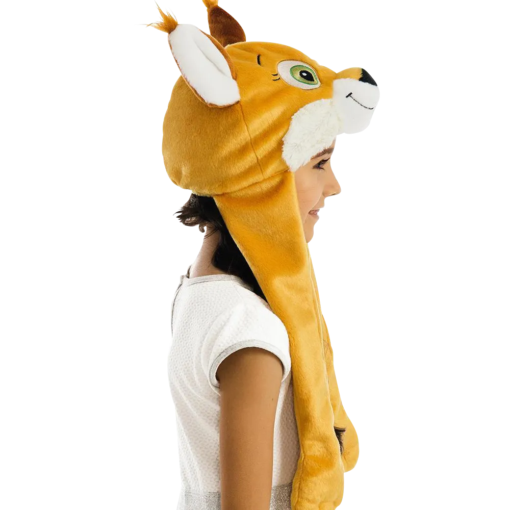 Nutty Squirrel Chipmunk Plush Headpiece Kids Costume Dress-Up Play Accessory