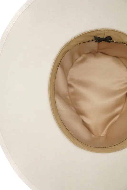 Olive & Pique Billie Wool Felt Rancher-White, Blush or Hunter Green