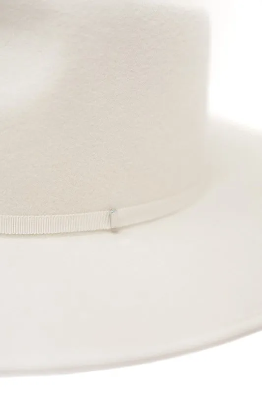 Olive & Pique Billie Wool Felt Rancher-White, Blush or Hunter Green