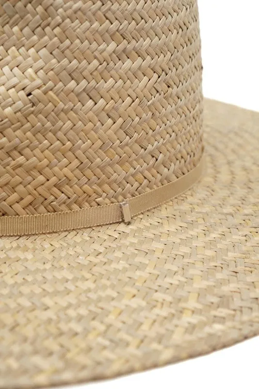 Olive & Pique Soleil Structured Straw Rancher Hat