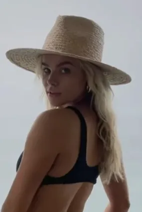 Olive & Pique Soleil Structured Straw Rancher Hat