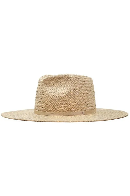 Olive & Pique Soleil Structured Straw Rancher Hat