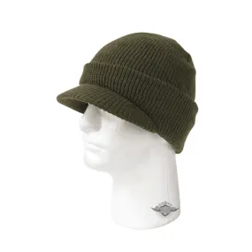 Olive Drab Acrylic Jeep Cap 100% Acrylic