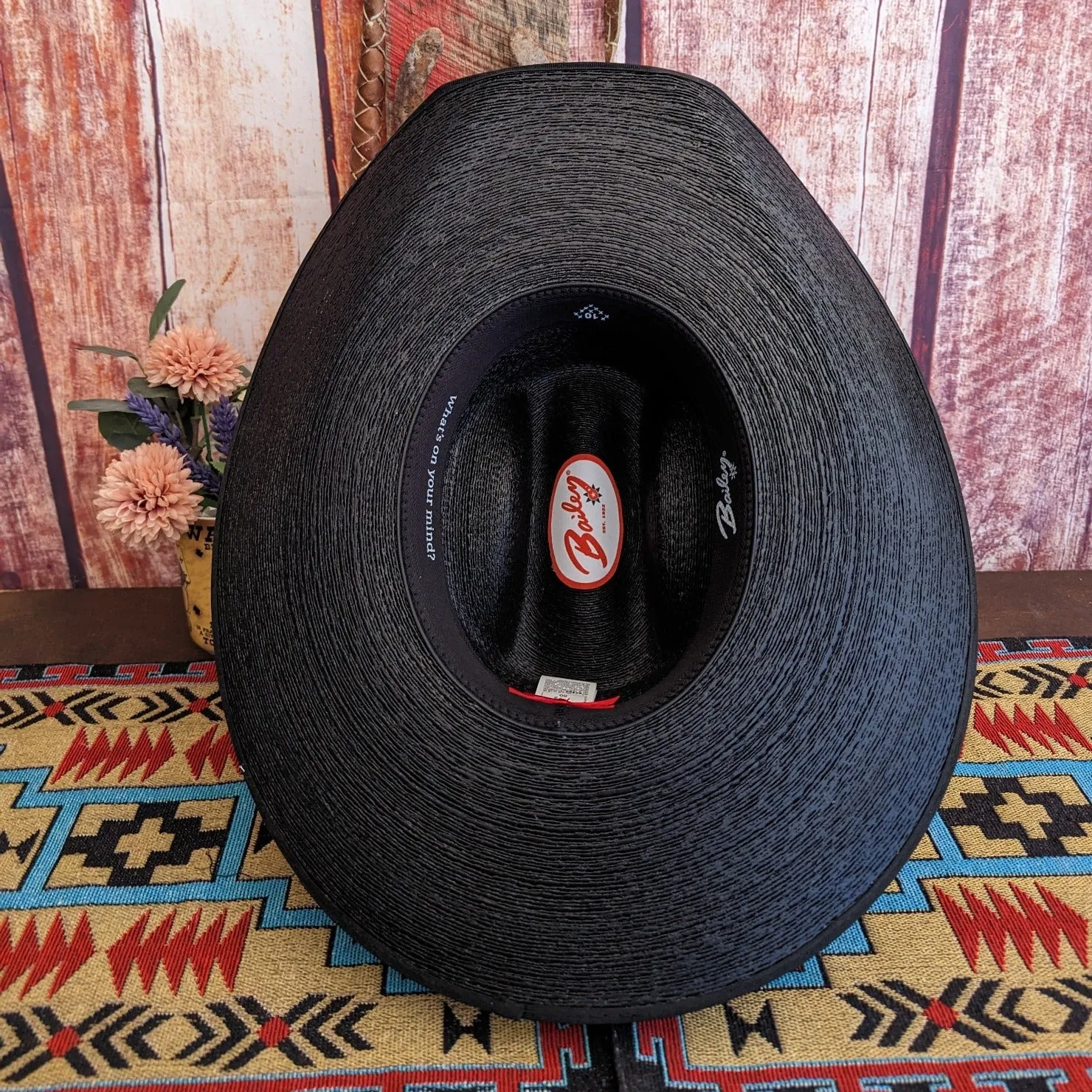 Palm Hat the "Vaquero" by Bailey S2010A