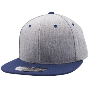 PB103 Pit Bull Wool Blend Snapback Hats [Heather/Navy]