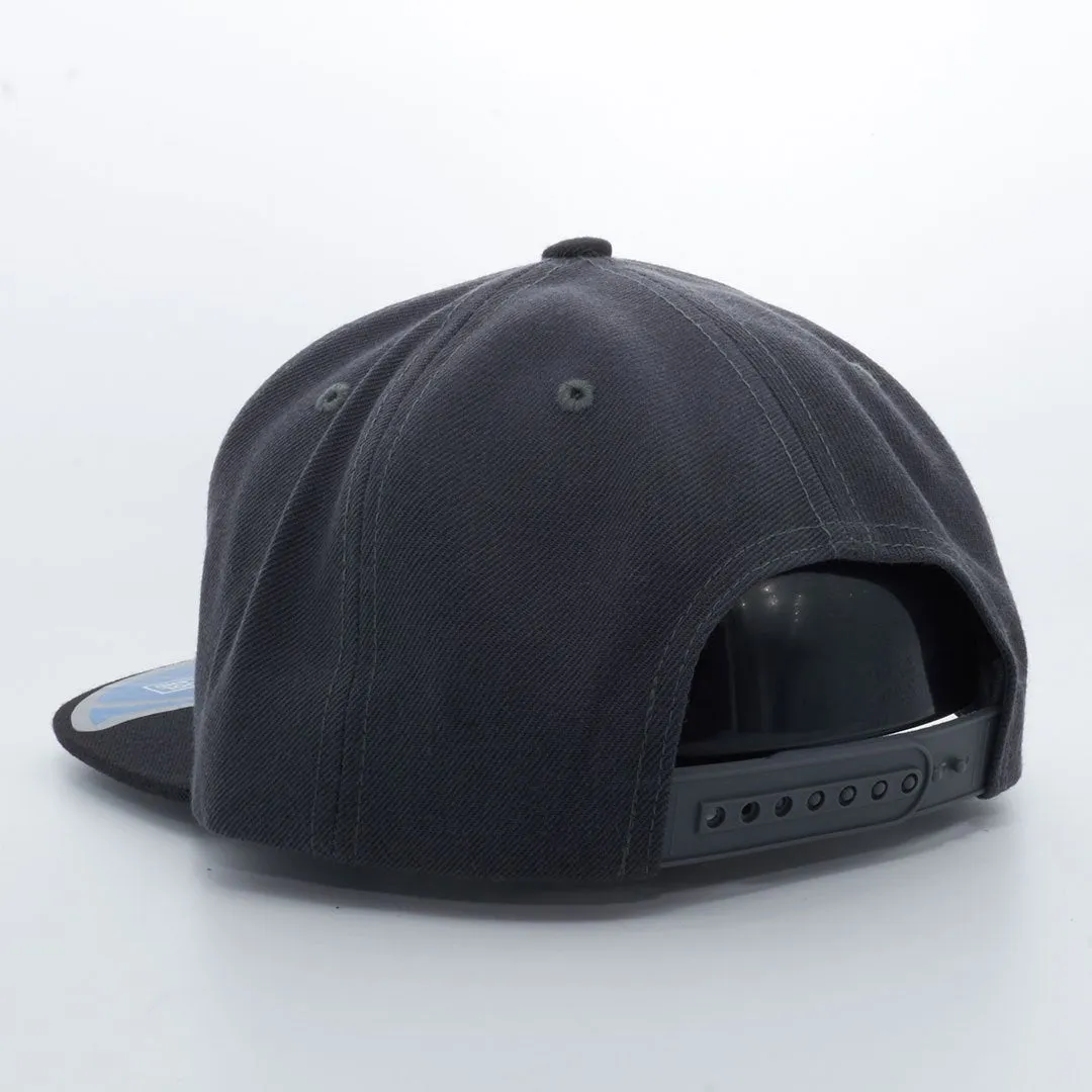PB103 Pit Bull Wool Blend Snapback Hats Wholesale [Charcoal/Black]