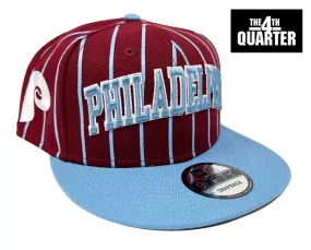Philladelphia Phillies Snapback New Era City Arch Cap Hat Red Blue