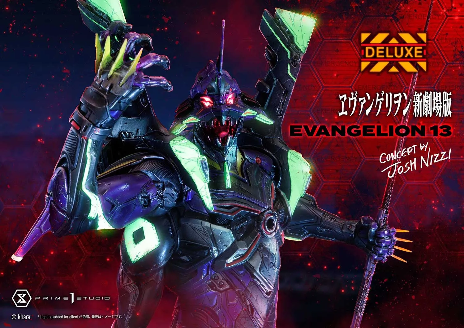 [Pre-Order] PRIME1 STUDIO - UDMEVA-05DX: EVANGELION 13 DELUXE EDITION (EVANGELION) CONCEPT BY JOSH NIZZI