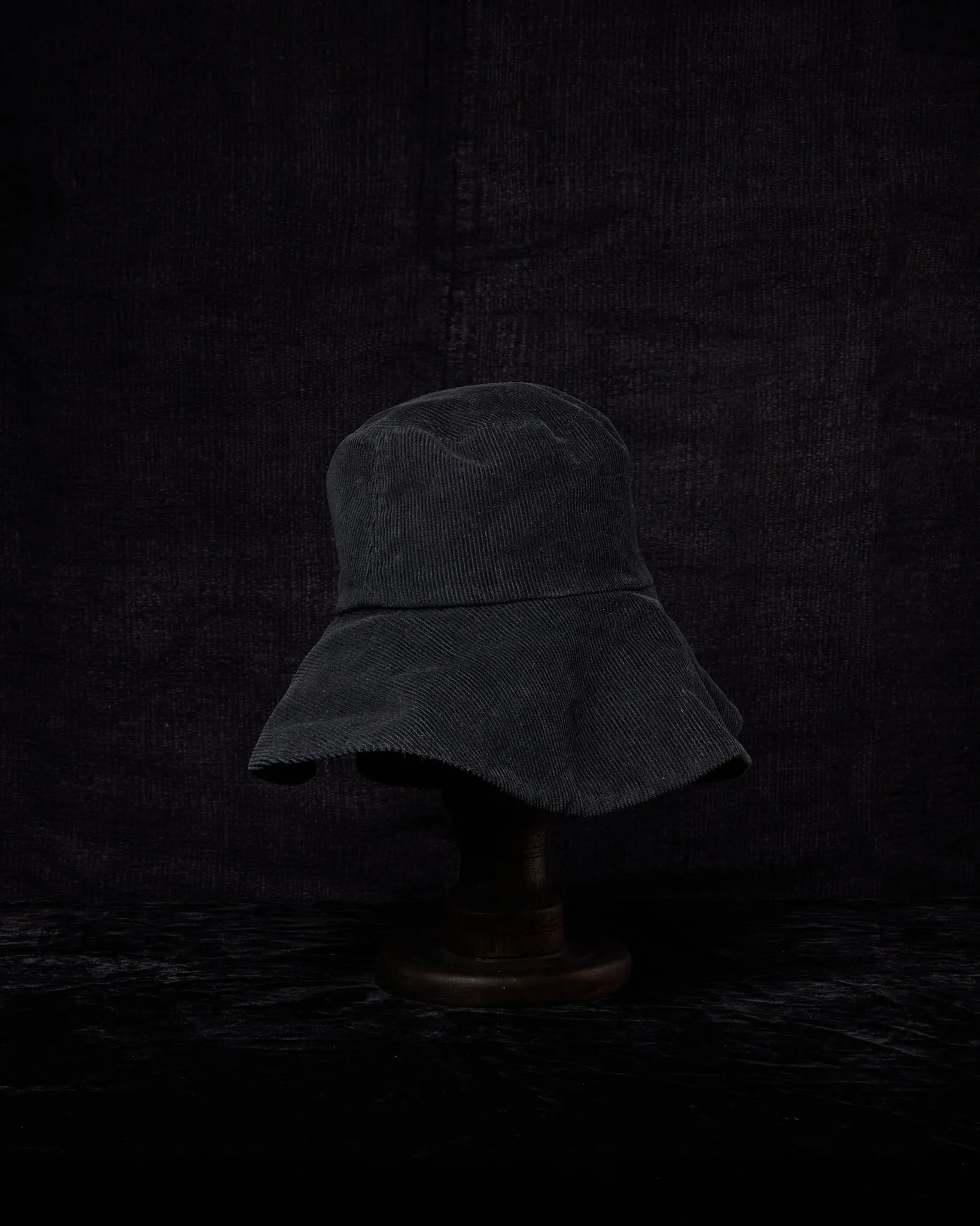 Reversible Corduroy Striped Linen Hat