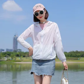 Sidiou Group Anti-cursor Sunscreen Clothing Long-sleeved Hooded Breathable Quick-drying Sunscreen Shirt
