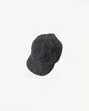 SJ201WC-5000BK- 17oz Denim Workman's Cap - Black