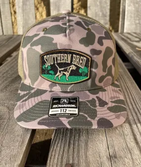 Southern Bred “Delta #14” Richardson 112PFP Adjustable Snap Back Cap In Marsh Duck