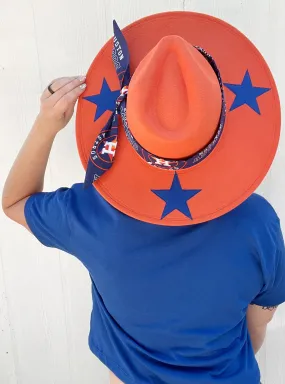 *Special Order* Fallon Felt Throwback Htown Orange Hat